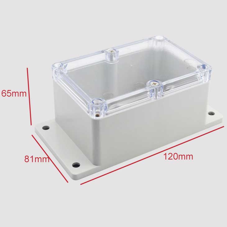 Scatola impermeabile in plastica con cerniera